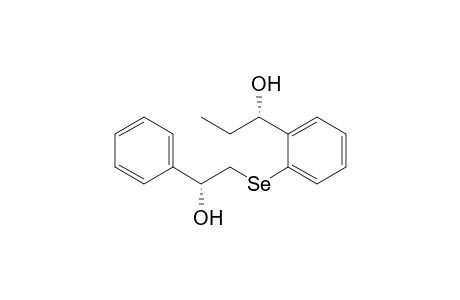 (S)-1-{2-[(R)-(2-Hydroxy-2-phenylethyl)seleno]phenyl}propanol