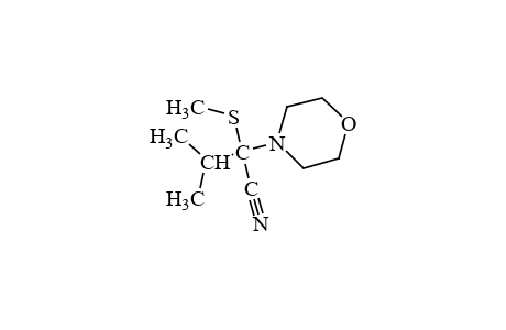 alpha-ISOPROPYL-alpha-(METHYLTHIO)-4-MORPHOLINEACETONITRILE