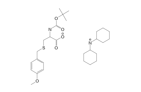 L-N-carboxy-3-[(p-methoxybenzyl)thio]alanine, N-tert-butyl ester, compound with dicyclohexylamine(1:1)