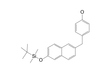 4-[(6'-{[(1",1"-Dimethylethyl)dimethylsilyl]oxy]naphthalene-2'-yl)methyl]phenol