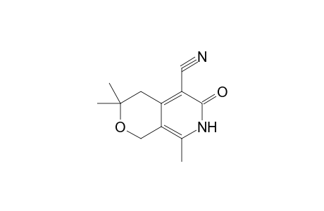 3,3,8-Trimethyl-6-oxo-3,4,6,7-tetrahydro-1H-pyrano[3,4-c]pyridine-5-carbonitrile
