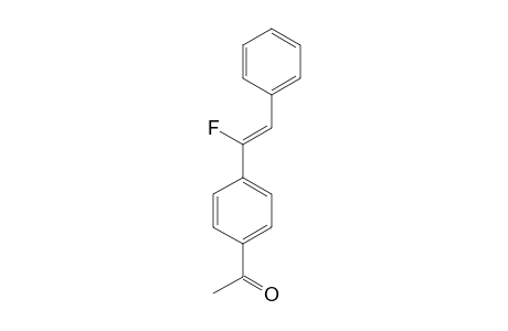 (Z)-1-FLUORO-1-(4-ACETYLPHENYL)-2-PHENYLETHENE