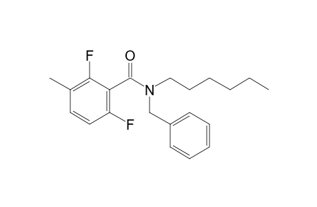 Benzamide, 2,6-difluoro-3-methyl-N-benzyl-N-hexyl-