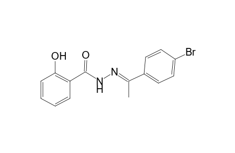 Salicylic acid, hydrazide, N2-[1-(4-bromophenyl)ethylideno]-