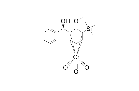 Tricarbonyl(.eta.(6)-.alpha.-phenyl-2-methoxy-3-trimethylsilylbenzyl alcohol)chromium(0) isomer