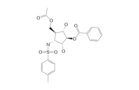 4-O-ACETYL-2BENZOYLOXY-3-HYDROXY-5-(TOSYLAMINO)-CYCLOPENTANOL