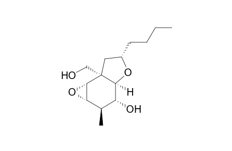 (1aSR,2RS,3RS,3aRS,5SR,6aRS,6bRS)-5-(n-Butyl)-octahydro-6a-(hydroxymethyl)-2-methyl-7-oxabicyclo[4.1.0]hept-1(6)-eno[3,2-b]furan-3-ol