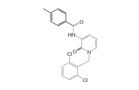 N-[1-(2,6-DICHLOROBENZYL)-1,2-DIHYDRO-2-OXO-3-PYRIDYL]-p-TOLUAMIDE