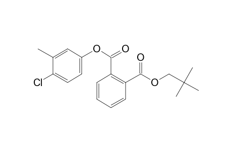 Phthalic acid, 4-chloro-3-methylphenyl neopentyl ester