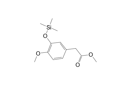 Acetic acid, [4-methoxy-3-(trimethylsiloxy)phenyl]-, methyl ester