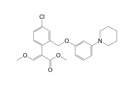 Methyl (E)-2-[4-chloro-2-[[3-(1-piperidyl)phenoxy]methyl]phenyl]-3-methoxy-prop-2-enoate