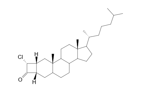 4'.alpha.-Chloro-2.beta.,3.beta.-dihydrocyclobuta[2,3]-cholestan-3'(4'H)-one
