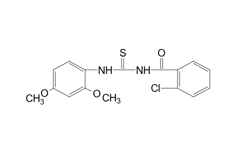 1-(o-chlorobenzoyl)-3-(2,4-dimethoxyphenyl)-2-thiourea