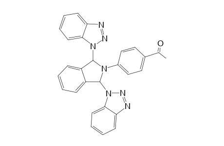 1,3-BIS-(1,2,3-1H-BENZOTRIAZOL-1-YL)-2-(PARA-ACETYLPHENYL)-ISOINDOLINE