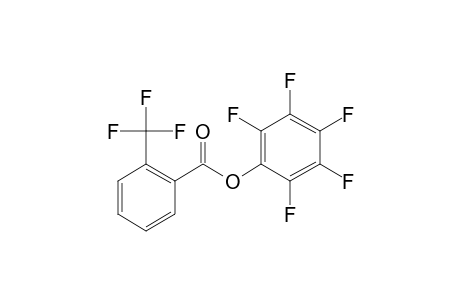 2-Trifluoromethylbenzoic acid, pentafluorophenyl ester