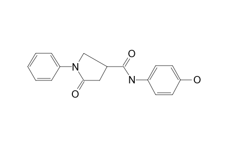 Pyrrolidine-3-carboxamide, N-(4-hydroxyphenyl)-5-oxo-1-phenyl-