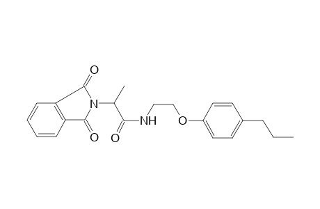 2-(1,3-Dioxo-1,3-dihydro-2H-isoindol-2-yl)-N-[2-(4-propylphenoxy)ethyl]propanamide
