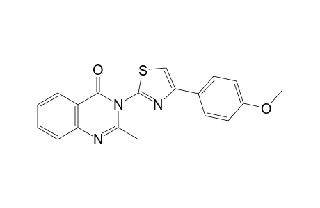 3-[4-(p-methoxyphenyl)-2-thiazolyl] -2-methyl-4 (3H)-quinazolinone