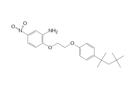 5-nitro-2-{2-[p-(1,1,3,3-tetramethylbutyl)phenoxy]ethoxy}aniline