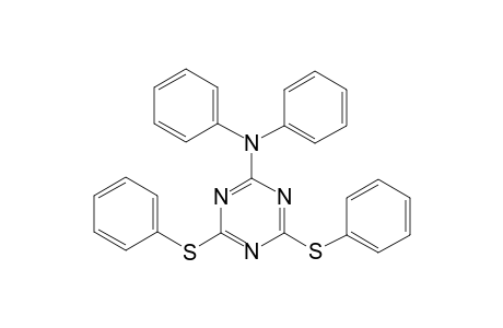 N,N-diphenyl-4,6-bis(phenylsulfanyl)-1,3,5-triazin-2-amine