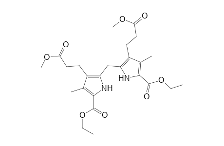 5-[[5-carbethoxy-3-(3-keto-3-methoxy-propyl)-4-methyl-1H-pyrrol-2-yl]methyl]-4-(3-keto-3-methoxy-propyl)-3-methyl-1H-pyrrole-2-carboxylic acid ethyl ester