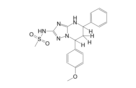 N-[7-(4-methoxyphenyl)-5-phenyl-4,5,6,7-tetrahydro[1,2,4]triazolo[1,5-a]pyrimidin-2-yl]methanesulfonamide