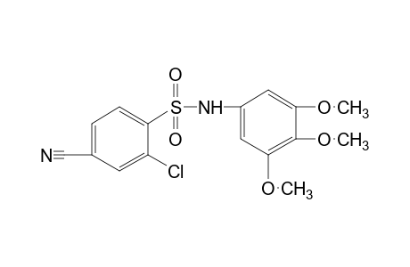 2-chloro-4-cyano-3',4',5'-trimethoxybenzenesulfonanilide