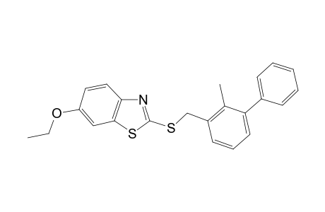 6-Ethoxy-2-[(2-methyl-3-phenyl-benzyl)thio]-1,3-benzothiazole