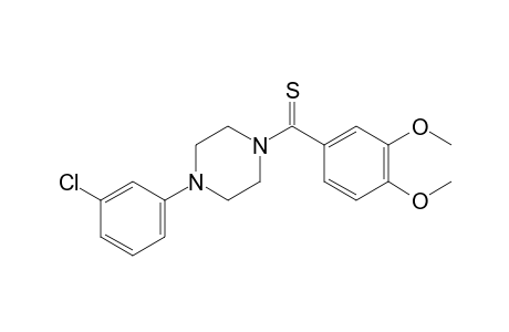 1-(m-Chlorophenyl)-4-(thioveratroyl)piperazine