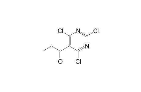 1-[2',4',6'-Trichloropyrimidin-5'-yl]propan-1-one