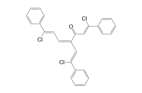 1,4,6-Heptatrien-3-one, 1,7-dichloro-4-(2-chloro-2-phenylethenyl)-1,7-diphenyl-, (all-Z)-