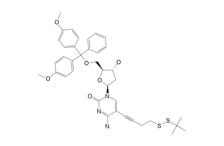 5'-O-(4,4'-DIMETHOXYTRITYL)-5-(1-BUTYNYL)-2'-DEOXYCYTIDINE-TERT.-BUTYL-DISULFIDE