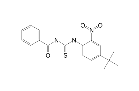 1-benzoyl-3-(4-tert-butyl-2-nitrophenyl)-2-thiourea