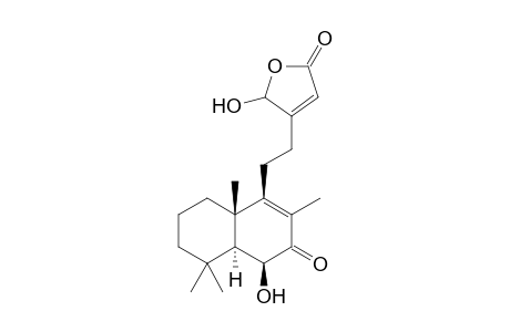 SIBIRICINONE-B;6-BETA,16-ZETA-DIHYDROXY-7-OXOLABDA-8,13-DIEN-13,16-OLIDE