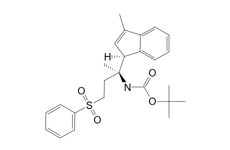 TERT.-BUTYL-[(S)-2-[(S)-3-METHYL-1H-INDEN-1-YL]-4-(PHENYLSULFONYL)-BUTAN-2-YL]-CARBAMATE