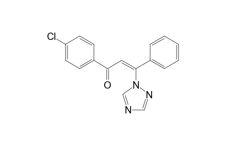 Z-3-(1-H-1,2,4-TRIAZOL-1-YL)-3-PHENYL-1-(4-CHLOROPHENYL)-2-PROPEN-1-ONE;MINOR_ISOMER