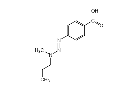 p-(3-methyl-3-propyl-1-triazeno)benzoic acid