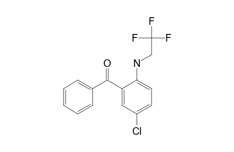 [5-Chloranyl-2-[2,2,2-tris(fluoranyl)ethylamino]phenyl]-phenyl-methanone