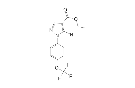 5-Amino-1-(4-trifluoromethoxy-phenyl)-1H-pyrazole-4-carboxylic acid ethyl ester