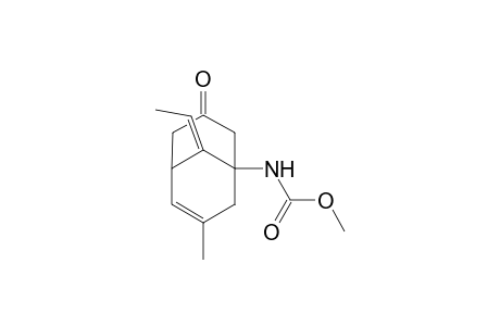 (E)-(9-Ethylidene-3-methyl-7-oxobicyclo[3.3.1]non-3-en-1-yl)carbamic acid methyl ester