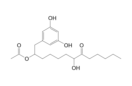 5-(2-ACETOXY-7-HYDROXY-8-OXOTRIDECYL)-RESORCINOL
