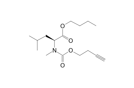 L-Leucine, N-methyl-N-(but-3-yn-1-yloxycarbonyl)-, butyl ester