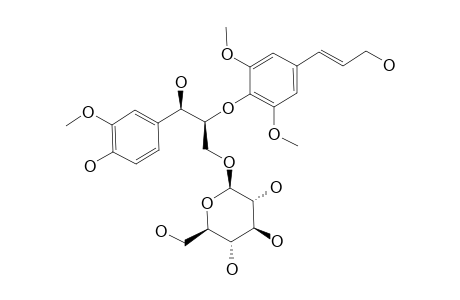 (7R,8S)-(ERYTHRO)-GUAIACYLGLYCEROL-BETA-O-4'-SINAPYL-ETHER-9-O-BETA-D-GLUCOPYRANOSIDE