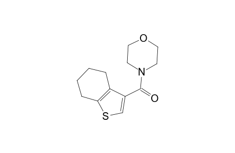 4-morpholinyl(4,5,6,7-tetrahydro-1-benzothiophen-3-yl)methanone