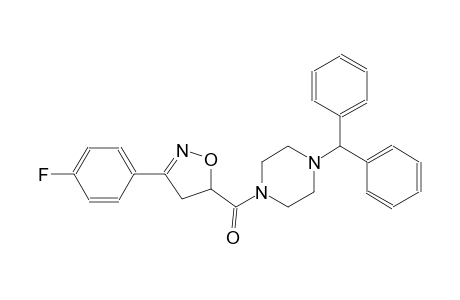 Piperazine, 1-(diphenylmethyl)-4-[[3-(4-fluorophenyl)-4,5-dihydro-5-isoxazolyl]carbonyl]-