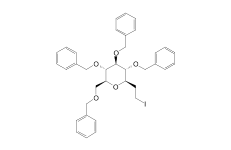 2-(2',3',4',6'-TETRA-O-BENZYL-BETA-D-GLUCOPYRANOSYL)-1-IODOETHANE