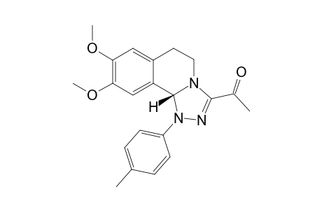 1-[8,9-dimethoxy-1-(4-methylphenyl)-6,10b-dihydro-5H-[1,2,4]triazolo[3,4-a]isoquinolin-3-yl]ethanone