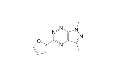 1,3-DIMETHYL-5-(2-FURYL)-1H-PYRAZOLO-[4,3-E]-[1,2,4]-TRIAZINE