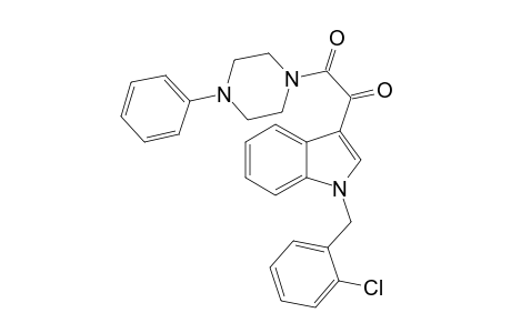 1-Ethanone, 1-[1-[(2-chlorophenyl)methyl]-1H-indol-3-yl]-2-oxo-2-(4-phenyl-1-piperazinyl)-