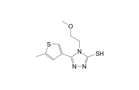 4-(2-methoxyethyl)-5-(5-methyl-3-thienyl)-4H-1,2,4-triazole-3-thiol